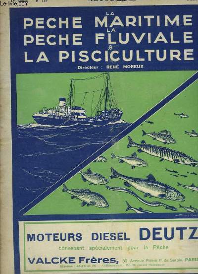 La Pche Maritime, la Pche Fluviale & la Pisciculture. 15me anne - N 719 : Premier congrs social maritime breton - Echec de la tentative du 