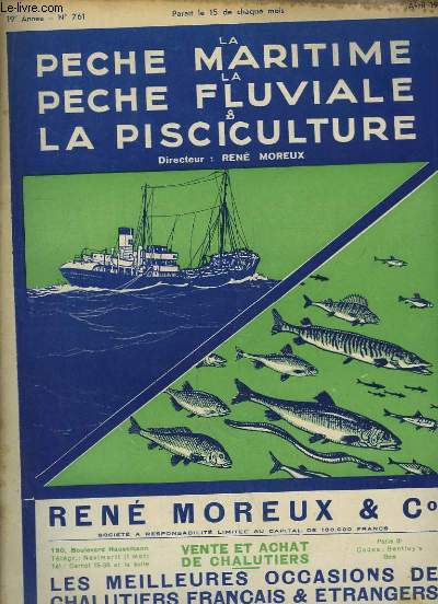 La Pche Maritime, la Pche Fluviale & la Pisciculture. 19me anne - N 761 : Julien-Olivier Thoulet - Essai en bassin avec le modle du chalutier 