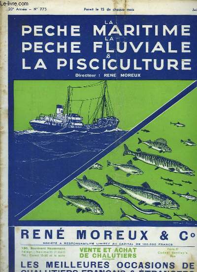 La Pche Maritime, la Pche Fluviale & la Pisciculture. 19me anne - N 775 : Le conseil de la F.O.M.B.A. - Le rouge barbet ...