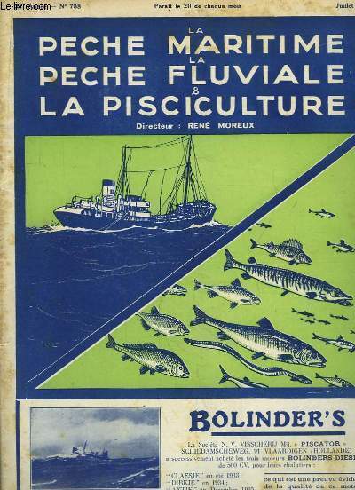 La Pche Maritime, la Pche Fluviale & la Pisciculture. me anne - N 788 : Les dcrets-lois et la pche maritime - Lorient, port de pche harenguiers de l'Atlantique ...
