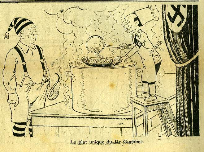 3 Caricatures d'Hitler 