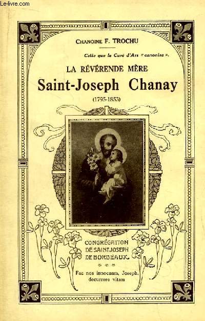 La Rvrende Mre Saint-Joseph Chanay (1795 -1853)