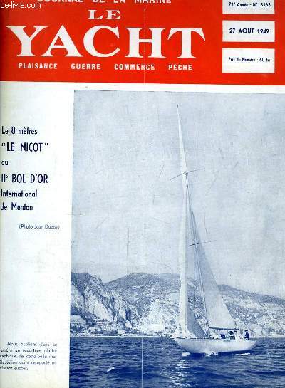 Journal de la Marine, Le Yacht. N3168 - 72e anne : Le 8 mtres 