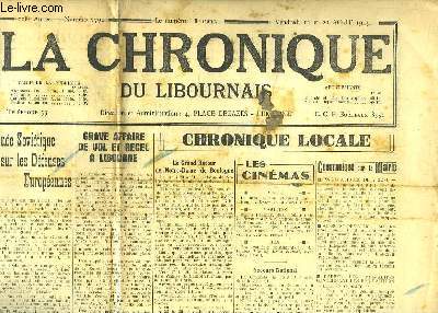 La Chronique du Libournais N7792 - 1408e anne : Rue sovitique dur les Dfenses Europennes - De Casablanca  Qubec ...