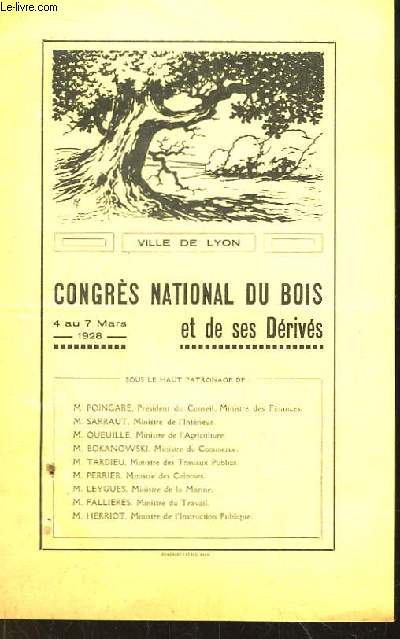 Congrès National du Bois et de ses Dérivés.