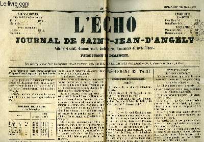 L'Echo - Journal de Saint-Jean-d'Angly N21 - 29e anne.