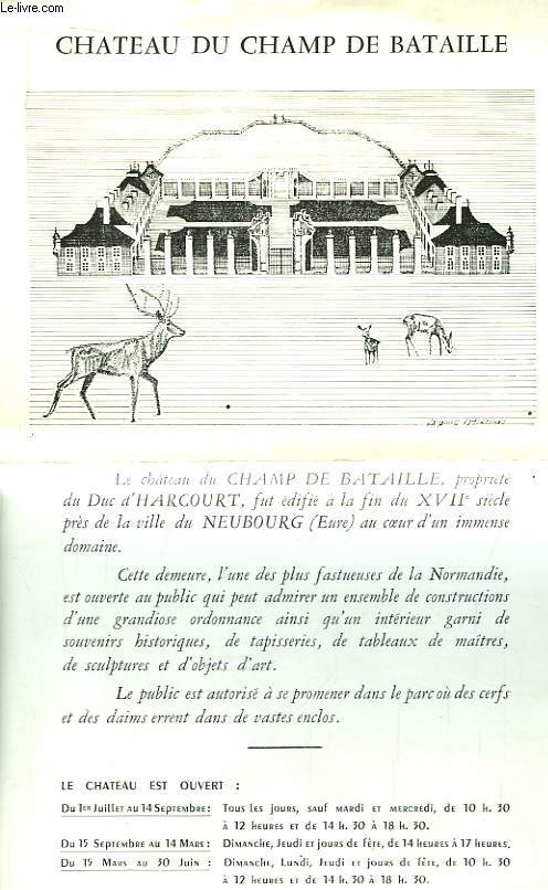 Brochure du 