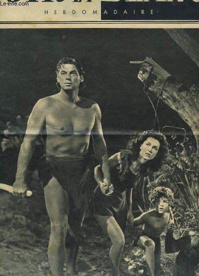 Noir et Blanc N153 - 4e anne : Johnny Weissmuller (Tarzan) quitte la jungle pour venir nous voir en Europe.