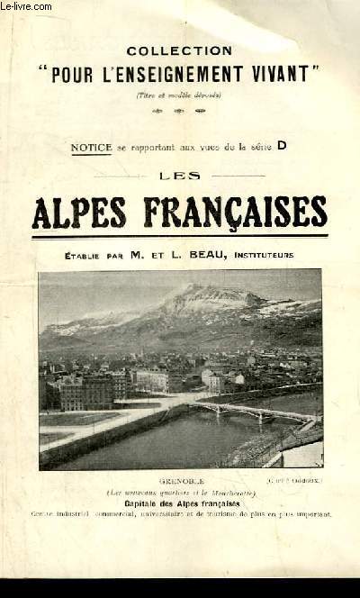 Notice se rapportant aux vues de la srie D de la 