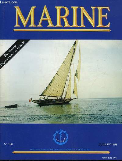 Marine, Bulletin N 180 : Le porte-avions Charles de Gaulle - L'artillerie navale - Orages et foudre en mer ...