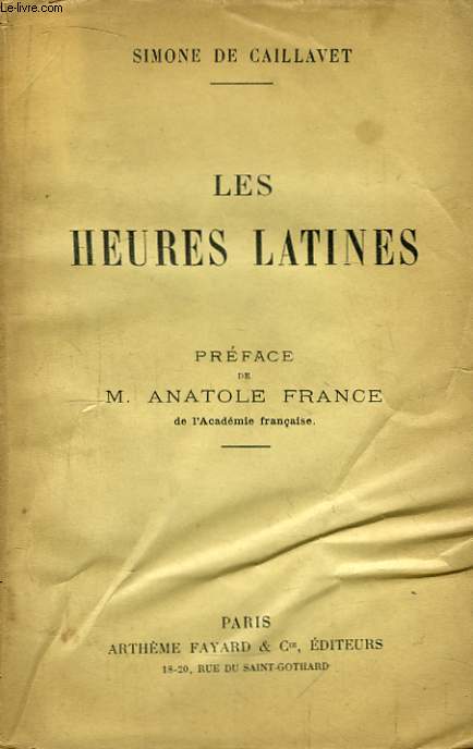 Les Heures Latines.