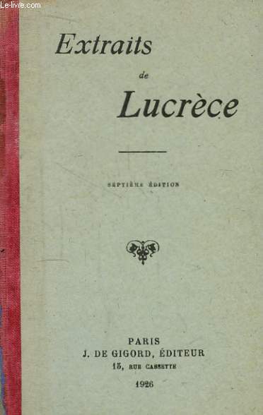 Extraits de Lucrce.