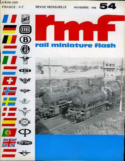 RMF - Rail Miniature Flash N54 : Les locomotives G-8 - BR 55 et leurs reproductions en HO - Commande des circuits de voie - Contrle des polarits ...