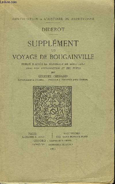 Supplment au Voyage de Bougainville.