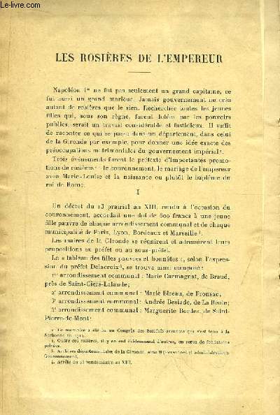 Les Rosières de l'Empereur. - VOYARD André - 1911 - Photo 1/1