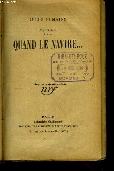 Psych TOME 3 : Quand le navire ...