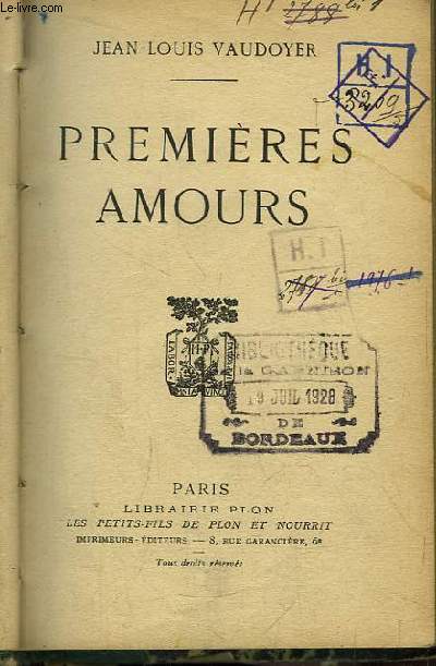 Premires Amours.