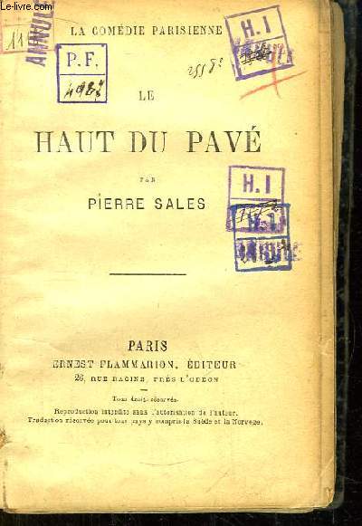 Le Haut du Pav. La Comdie Parisienne.