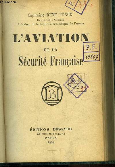 L'Aviation et la Scurit Franaise.