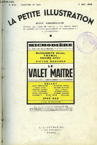 Recueil de Pices de Thtre, tires de la Petite Illustration. Le Valet-Maitre, d'Armont et Marchand - Barbara, de Michel Duran - Le Corsaire, d'Achard - Le Roi-Soleil, de Saint-Georges de Bouhlier - Les Jours Heureux, de Claude-Andr Puget ...