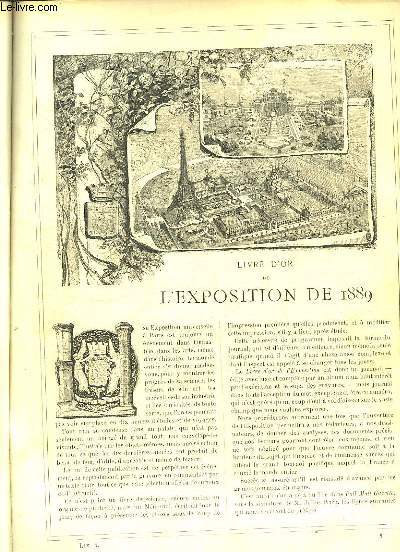 Livre d'Or de L'Exposition 1889. 1er VOLUME
