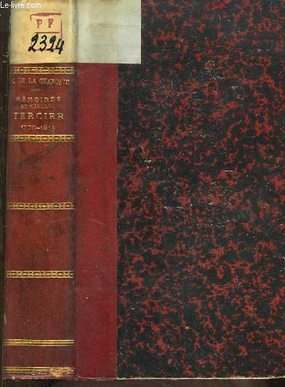 Mmoires politiques et militaires du Gnral Tercier 1770 - 1816. Campagnes d'Amrique, Guerres d'migration, Quiberon, La Chouannerie, Conspiration du Cadoudal.