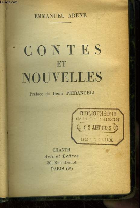 Contes et Nouvelles.