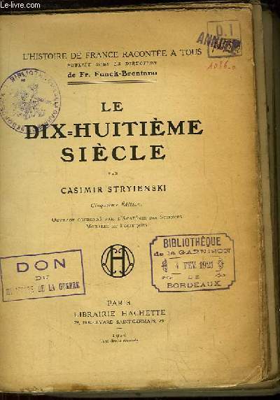 Le Dix-Huitime Sicle.