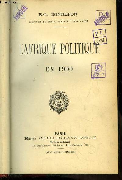 L'Afrique Politique en 1900