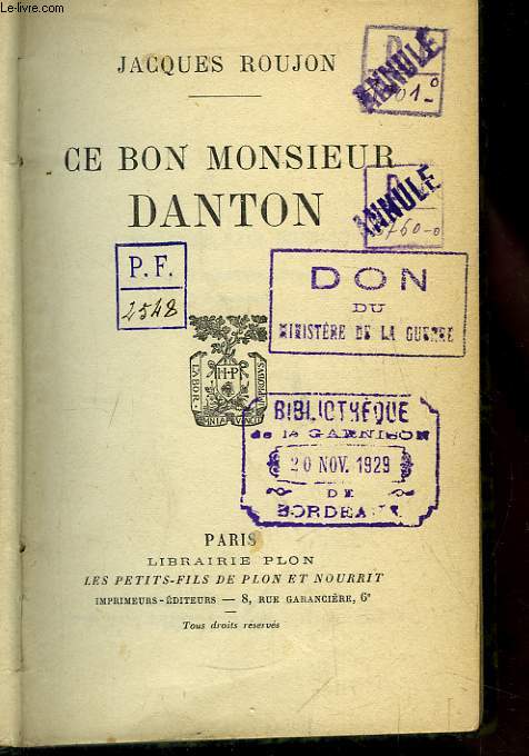 Ce bon Monsieur Danton.