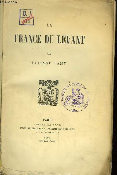La France du Levant.