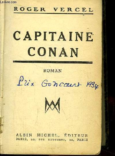 Capitaine Conan. Roman.