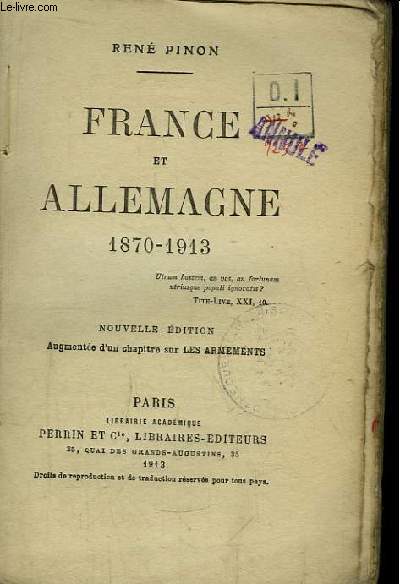 France et Allemagne 1870 - 1913