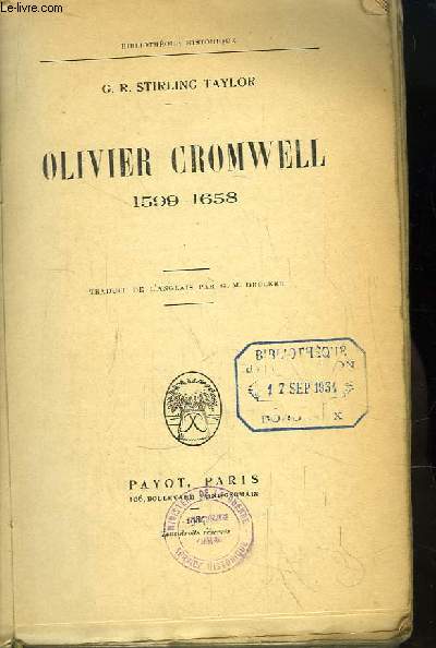 Olivier Cromwell 1599 - 1658