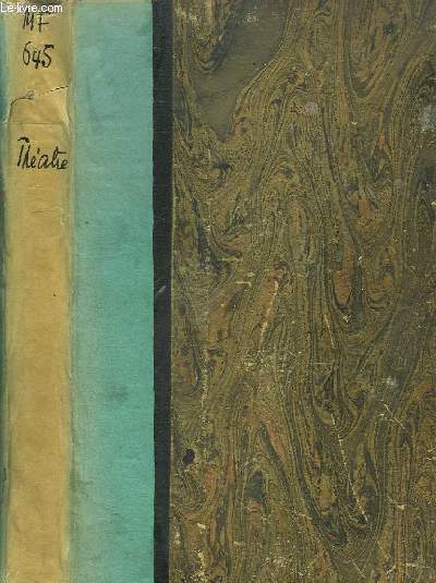 Recueil de Pices de Thtre, extraites de la Petite Illustration : Les vrais Dieux, de Porto-Riche - Le voile du bonheur, de Clmenceau - La belle marinire, de Achard - Le beau mtier, de Clerc - Durand bijoutier, de Lopold Marchand ...