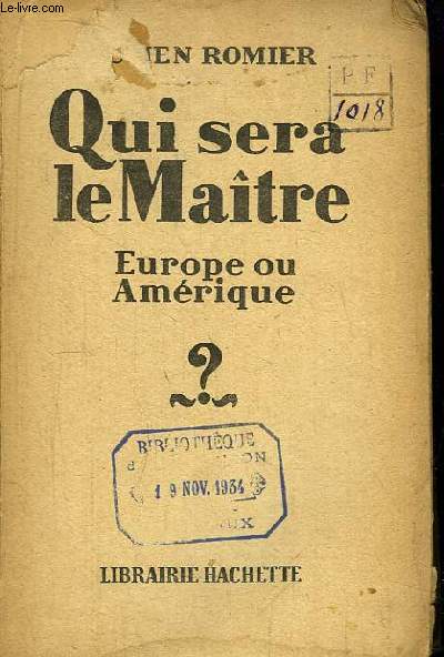 Qui sera la Matre Europe ou Amrique ?