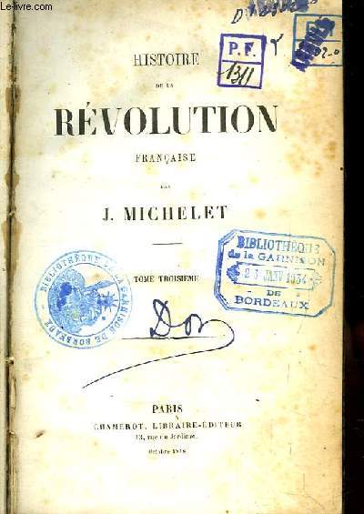 Histoire de la Rvolution Franaise. TOME 3