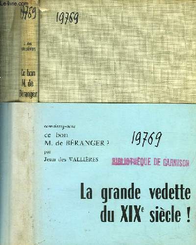Connaissez-vous ce bon M. de Branger ?