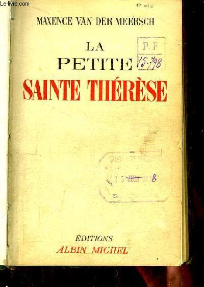 La petite Sainte Thrse.