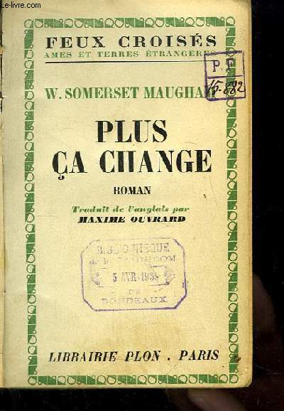 Plus a change.