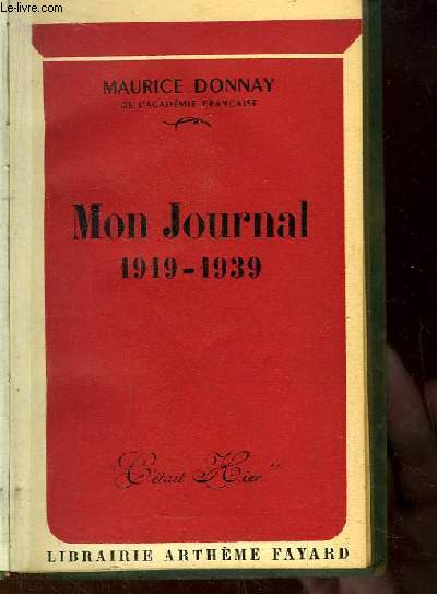 Mon Journal 1919 - 1939