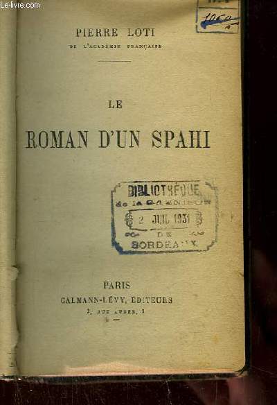 Le Roman d'un Spahi.