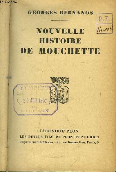 Nouvelle Histoire de Mouchette.