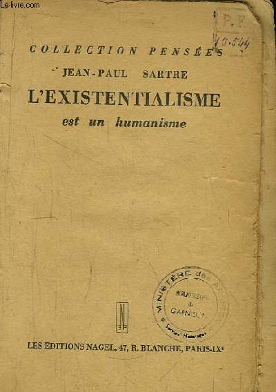 L'existentialisme est un humanisme.