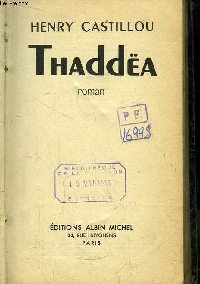 Thadda. Roman