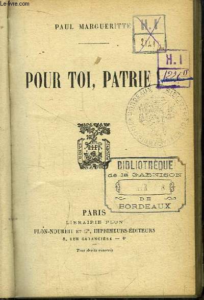 Pour Toi, Patrie.