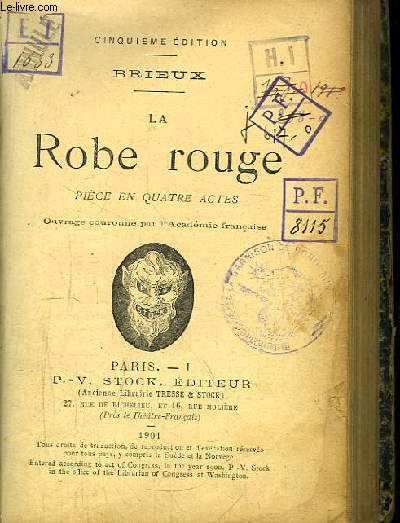 La Robe Rouge. Pice en 4 actes.