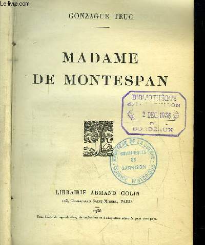 Madame de Montespan.