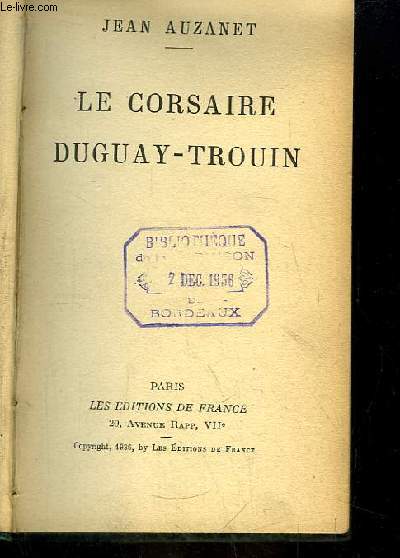 Le Corsaire Duguay-Trouin.