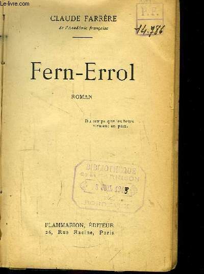 Fern-Errol. Roman